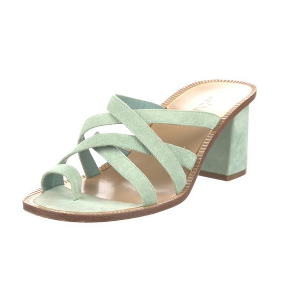 Chanel CC Logo Suede Slides - Picture 4 of 13